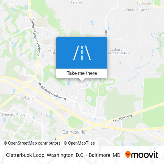 Mapa de Clatterbuck Loop