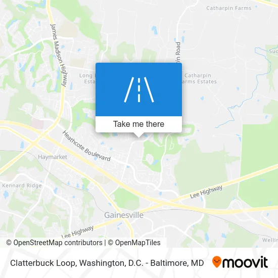 Clatterbuck Loop map