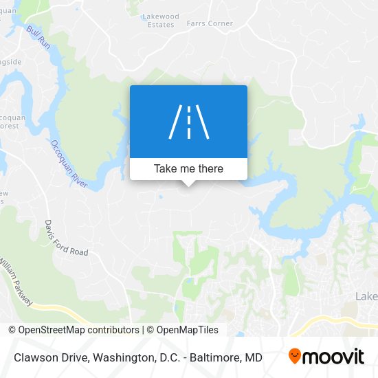 Clawson Drive map