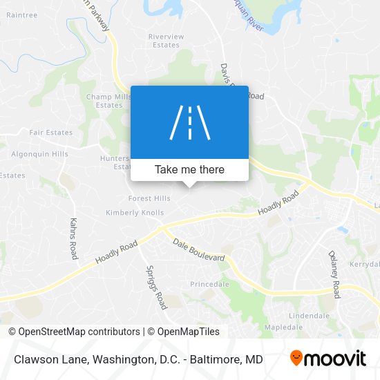 Mapa de Clawson Lane