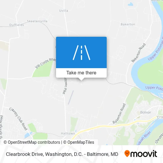 Clearbrook Drive map