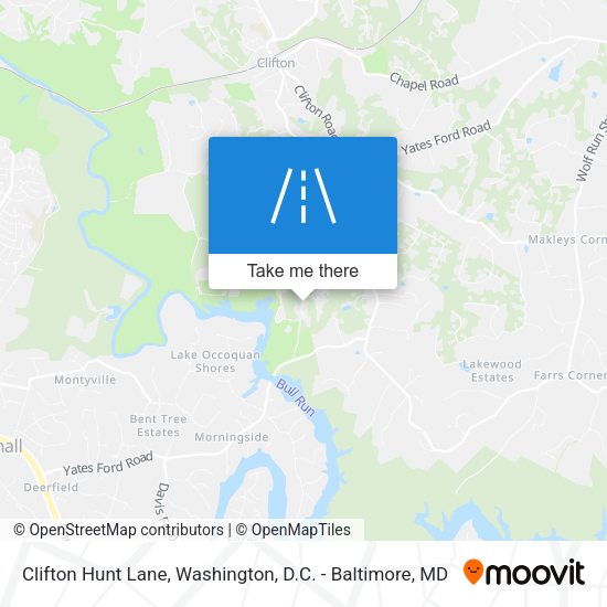 Mapa de Clifton Hunt Lane