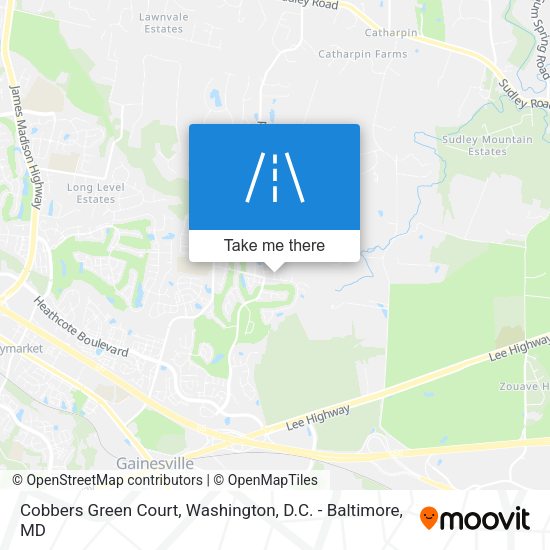 Cobbers Green Court map