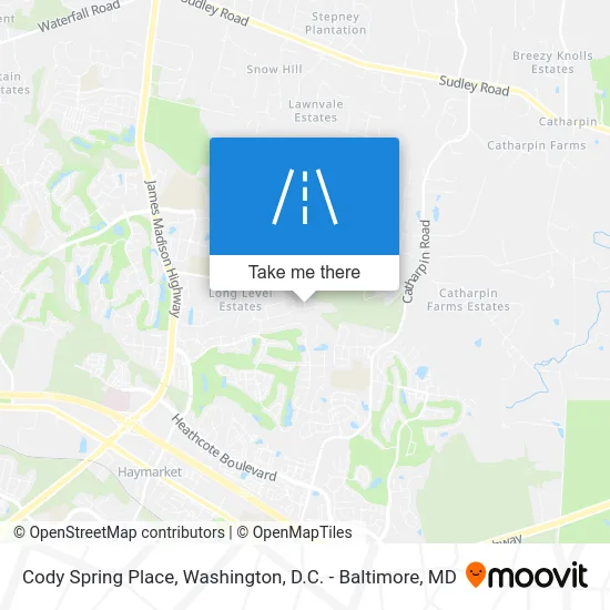 Cody Spring Place map