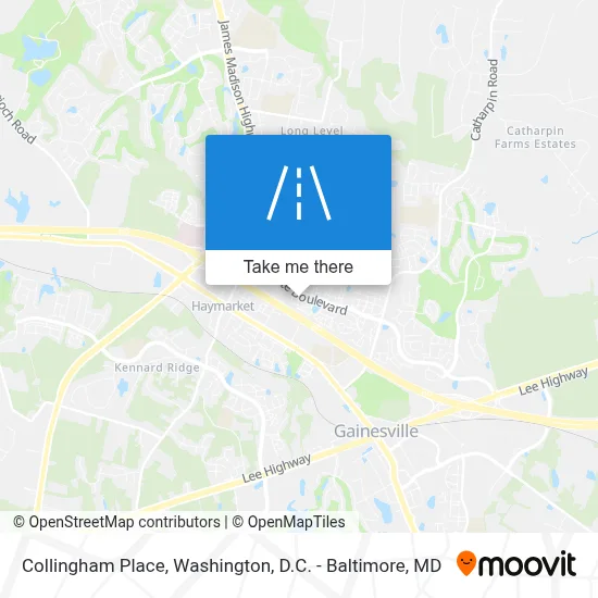 Collingham Place map