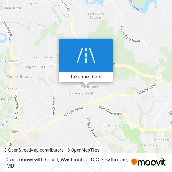 Commonwealth Court map