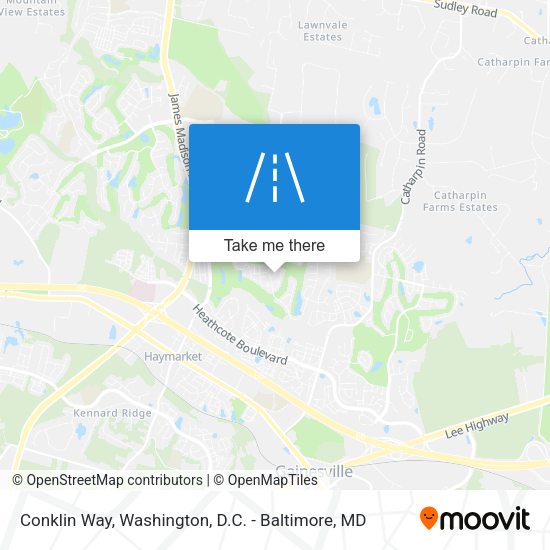 Conklin Way map