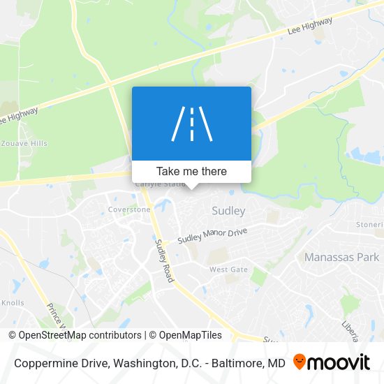 Coppermine Drive map