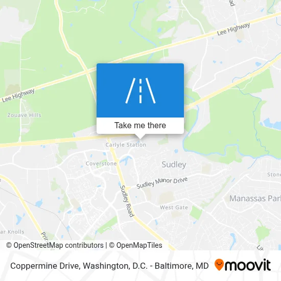 Coppermine Drive map