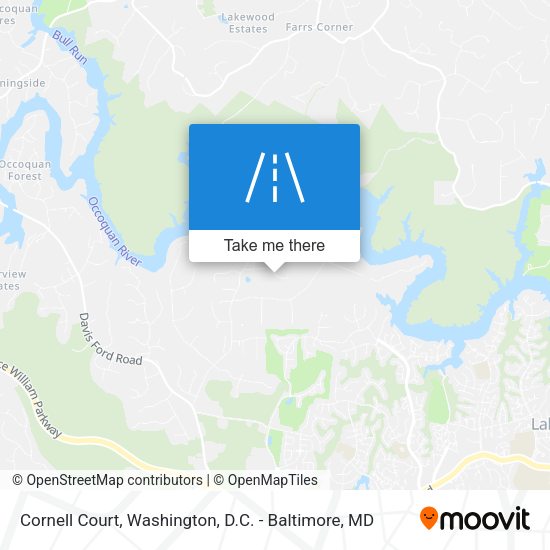 Mapa de Cornell Court