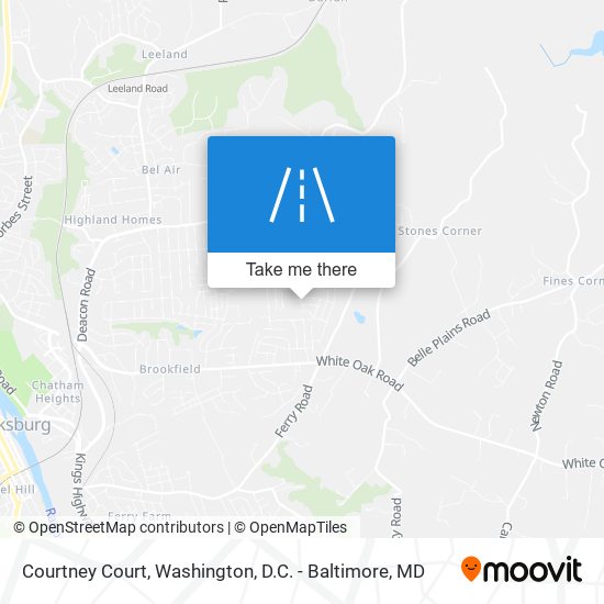 Courtney Court map