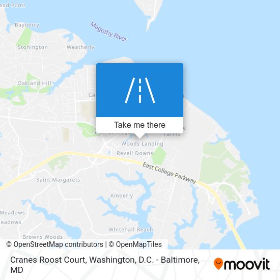 Mapa de Cranes Roost Court