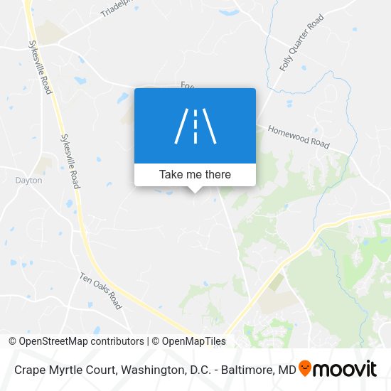 Crape Myrtle Court map