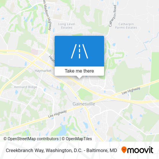 Mapa de Creekbranch Way