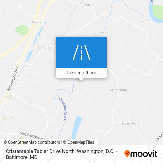 Cristantable Tabler Drive North map