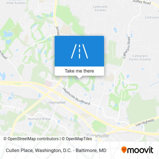 Cullen Place map