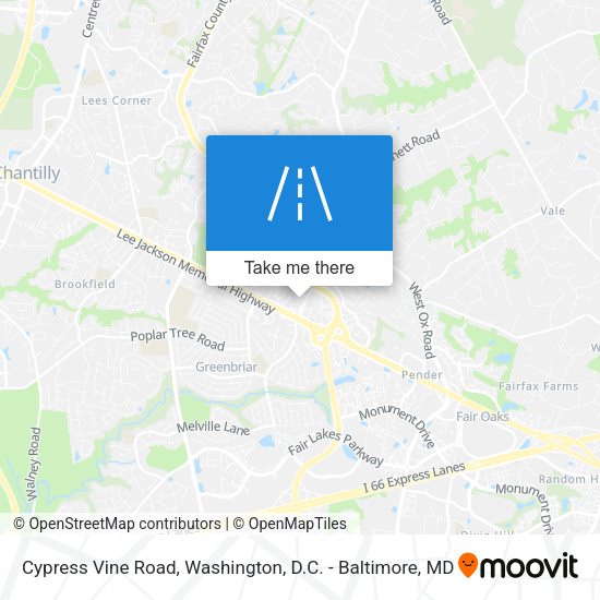 Mapa de Cypress Vine Road