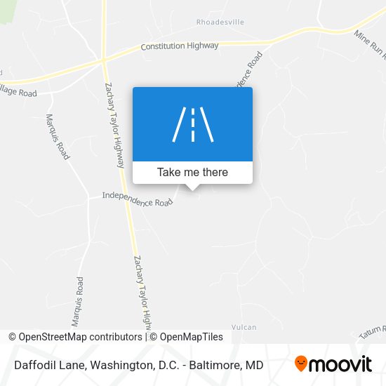 Mapa de Daffodil Lane