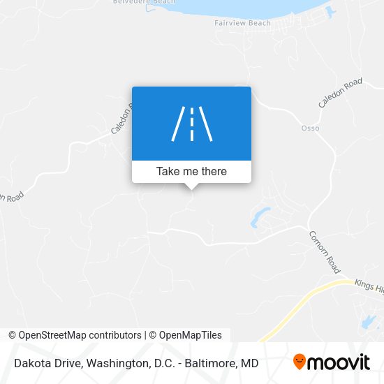 Dakota Drive map