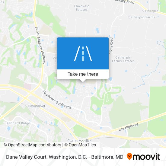 Mapa de Dane Valley Court