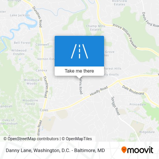 Danny Lane map