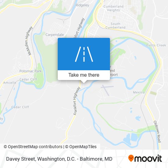 Davey Street map