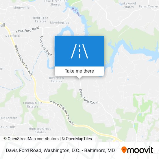 Mapa de Davis Ford Road