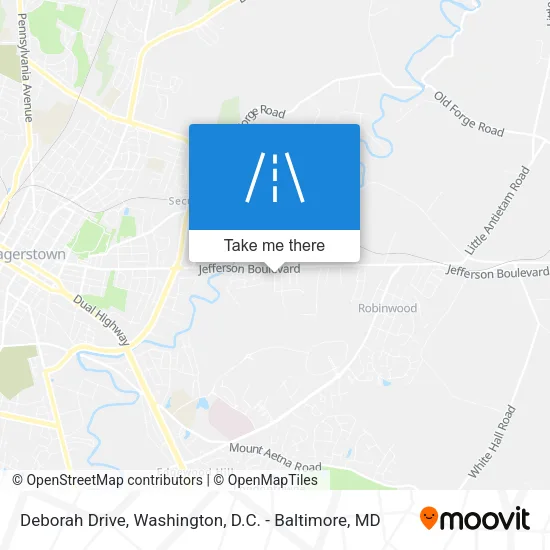 Deborah Drive map