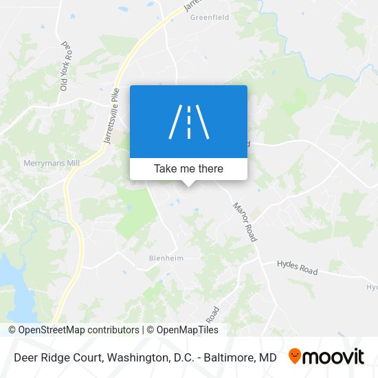 Deer Ridge Court map