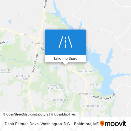 Mapa de Denit Estates Drive