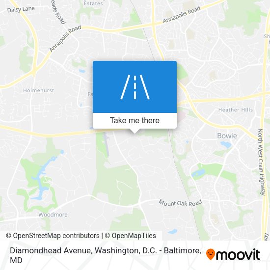 Diamondhead Avenue map