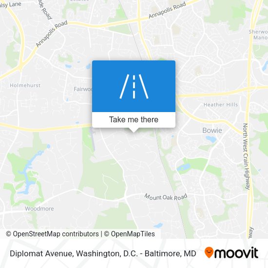 Diplomat Avenue map