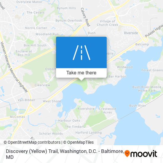 Discovery (Yellow) Trail map