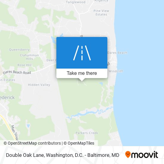 Double Oak Lane map