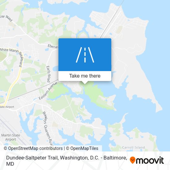 Mapa de Dundee-Saltpeter Trail