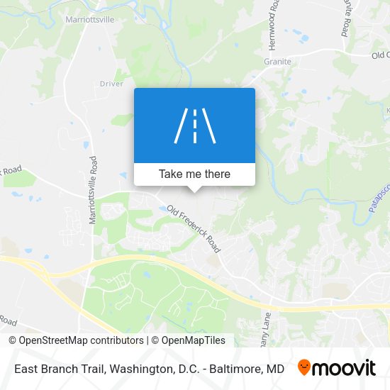 East Branch Trail map