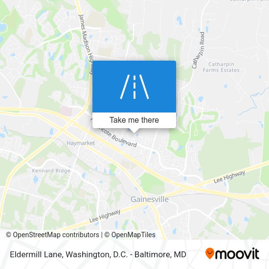 Mapa de Eldermill Lane