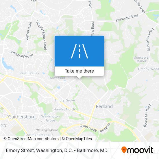 Mapa de Emory Street