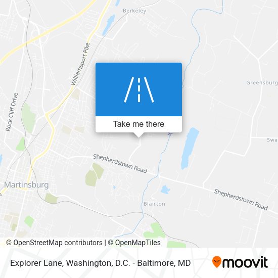 Explorer Lane map