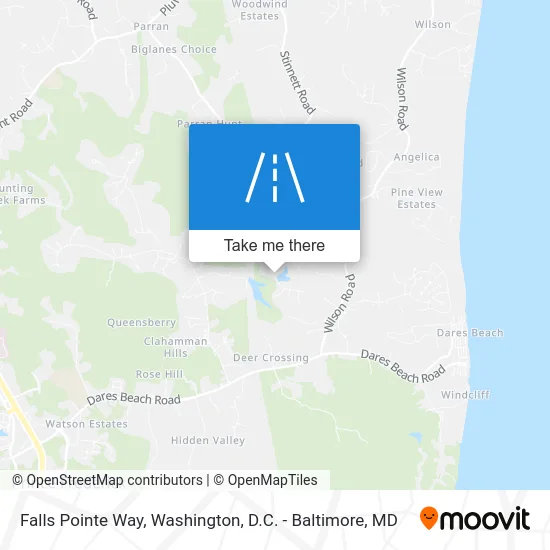 Falls Pointe Way map