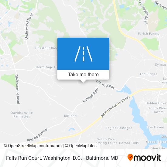 Falls Run Court map