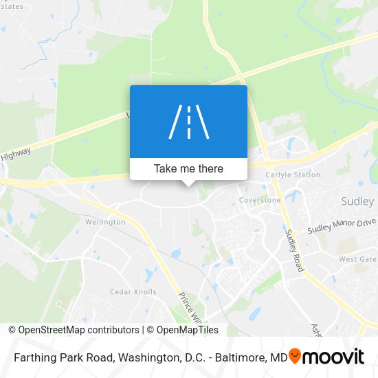 Mapa de Farthing Park Road