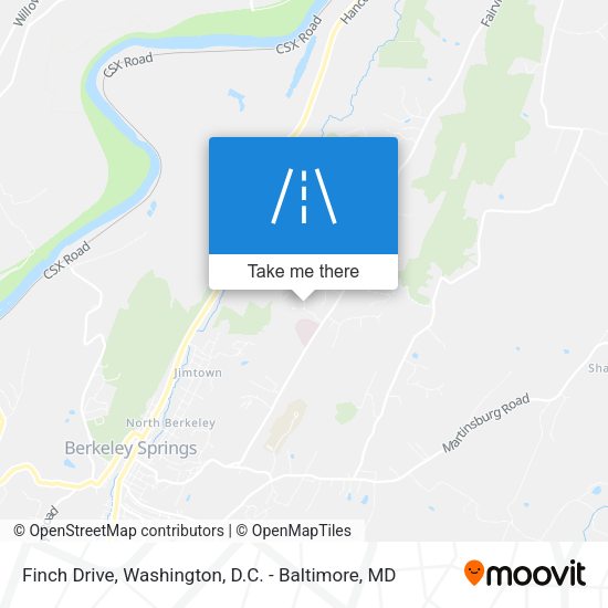 Finch Drive map