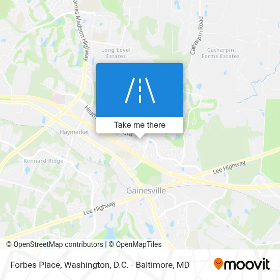 Forbes Place map