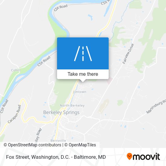 Fox Street map