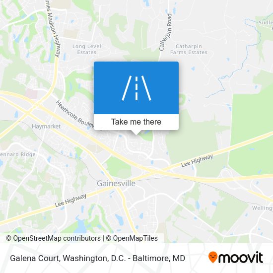 Mapa de Galena Court