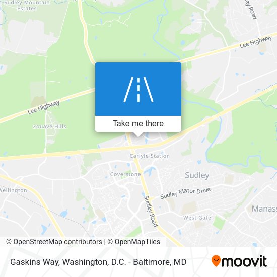 Mapa de Gaskins Way