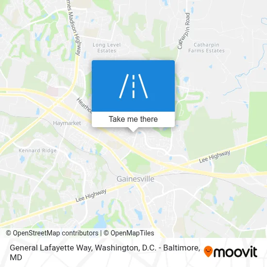 General Lafayette Way map