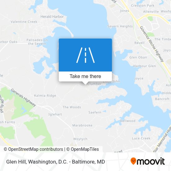 Glen Hill map