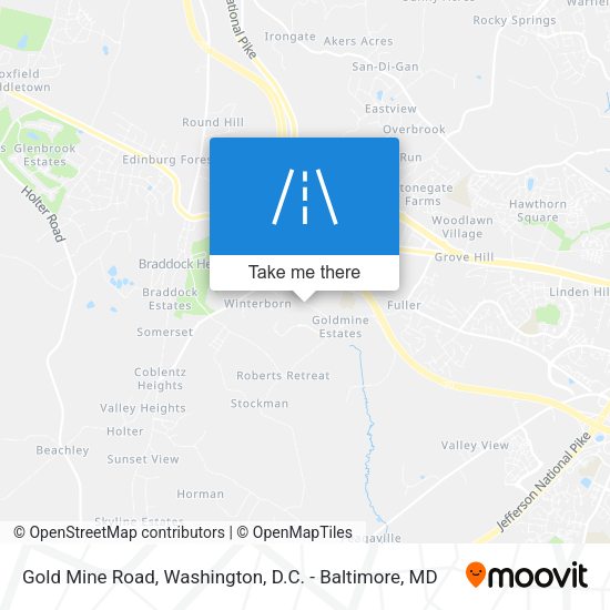 Gold Mine Road map